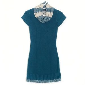 ⛔️SOLD⛔️ Pink Rose Cowl Neck Knitted Dress